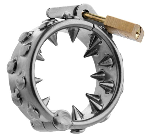 Master Series Impaler Locking CBT Ring with Spikes