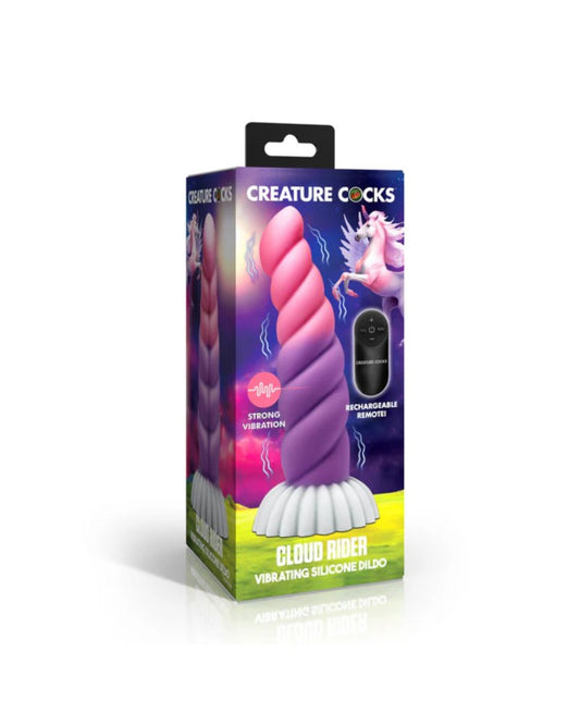 Creature Cocks Cloud Rider Unicorn vibrating Silicone Dildo