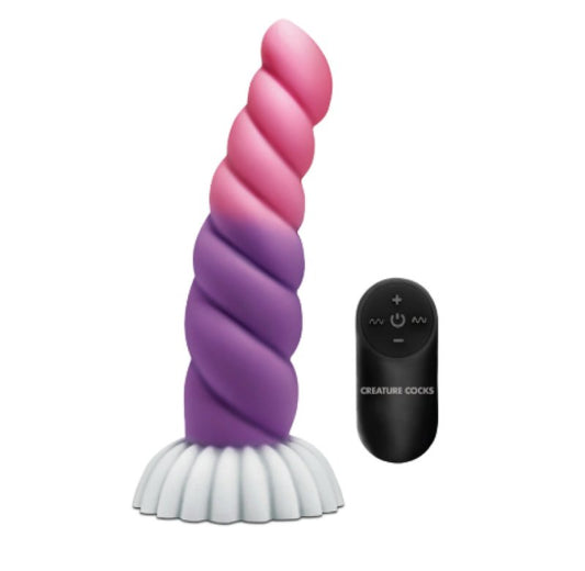 Creature Cocks Cloud Rider Unicorn vibrating Silicone Dildo