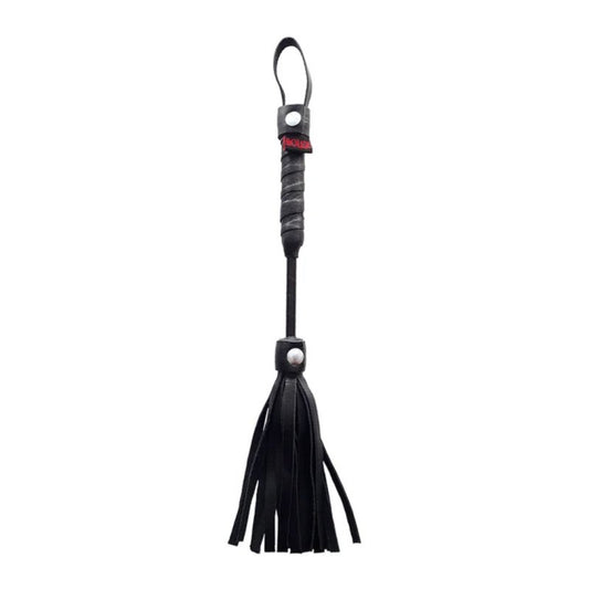 ROUGE Mini Leather Flogger - Black