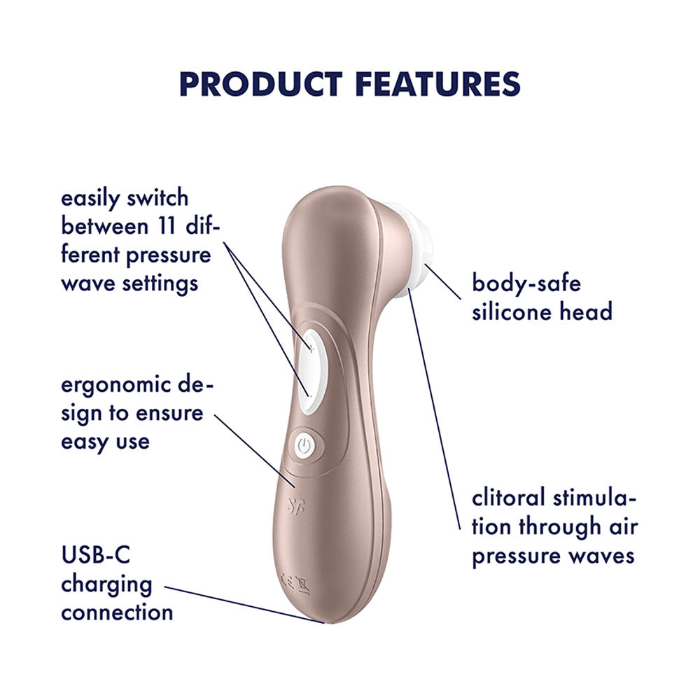 Satisfyer Pro 2 -  - Touch-Free USB-C Rechargeable Clitoral Stimulator